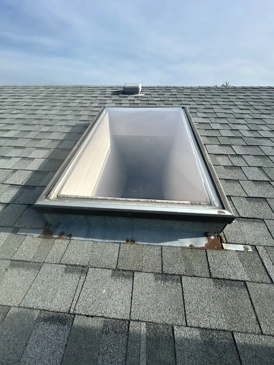 Overall roof condition documented on the Sherwood Park home