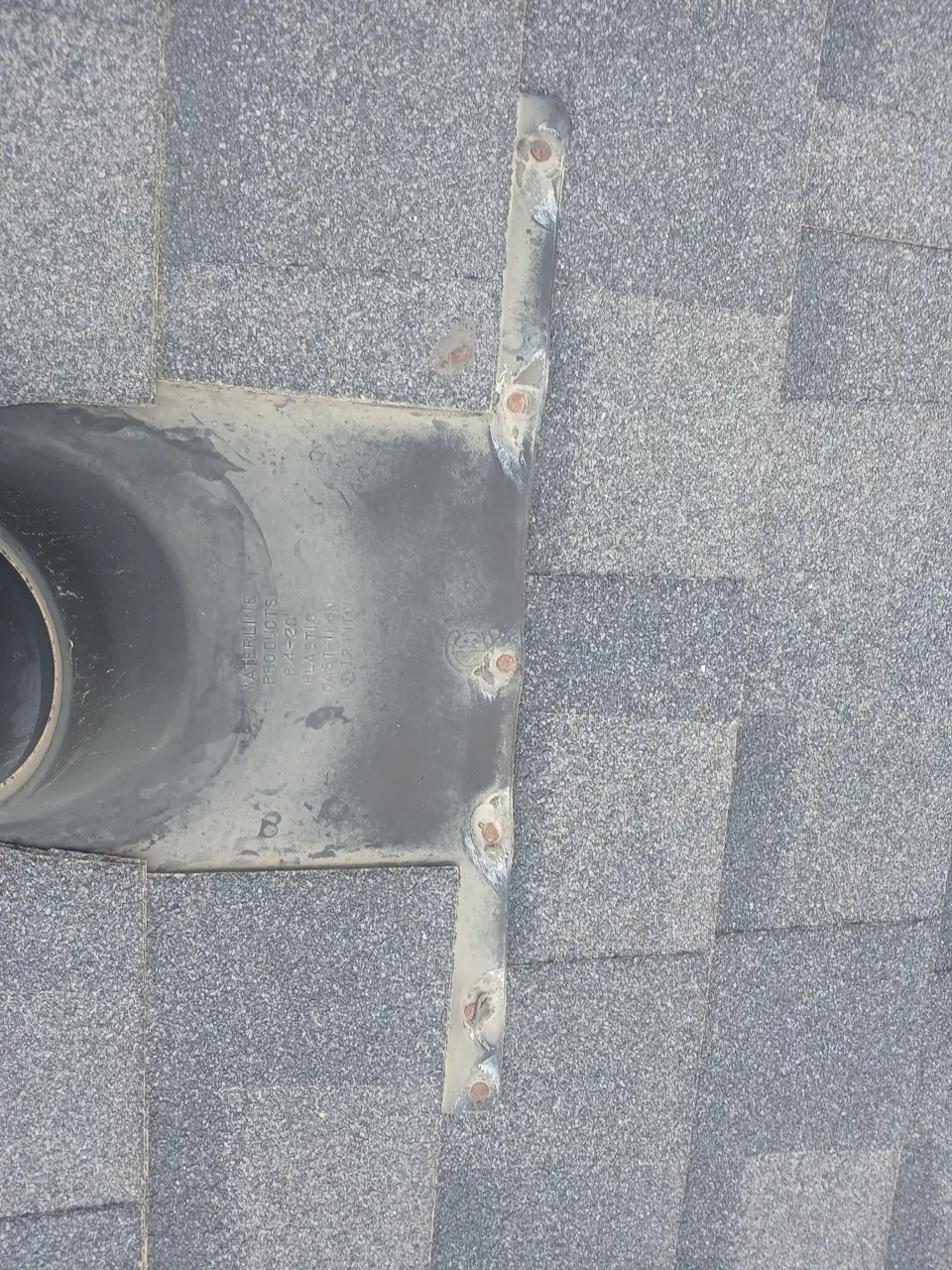 Checking flashing and vulnerable areas on the roof