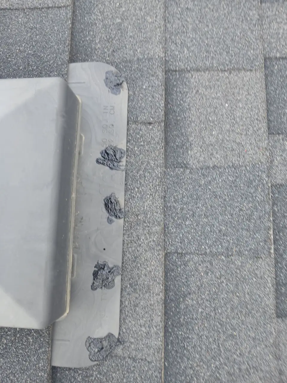 Sealing a spot that needed attention on the roof